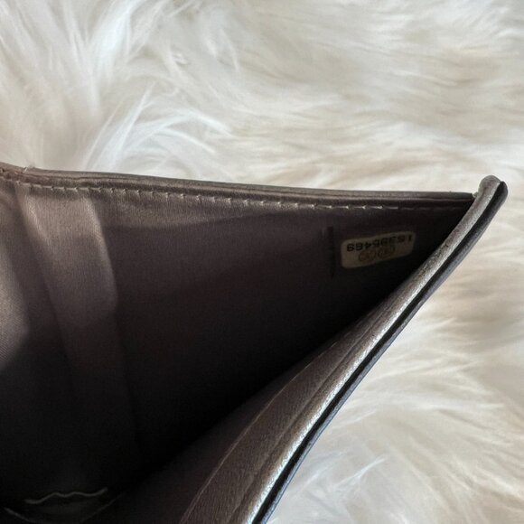 Chanel Embossed Camellia Flower Black Wallet - Picture 10 of 11